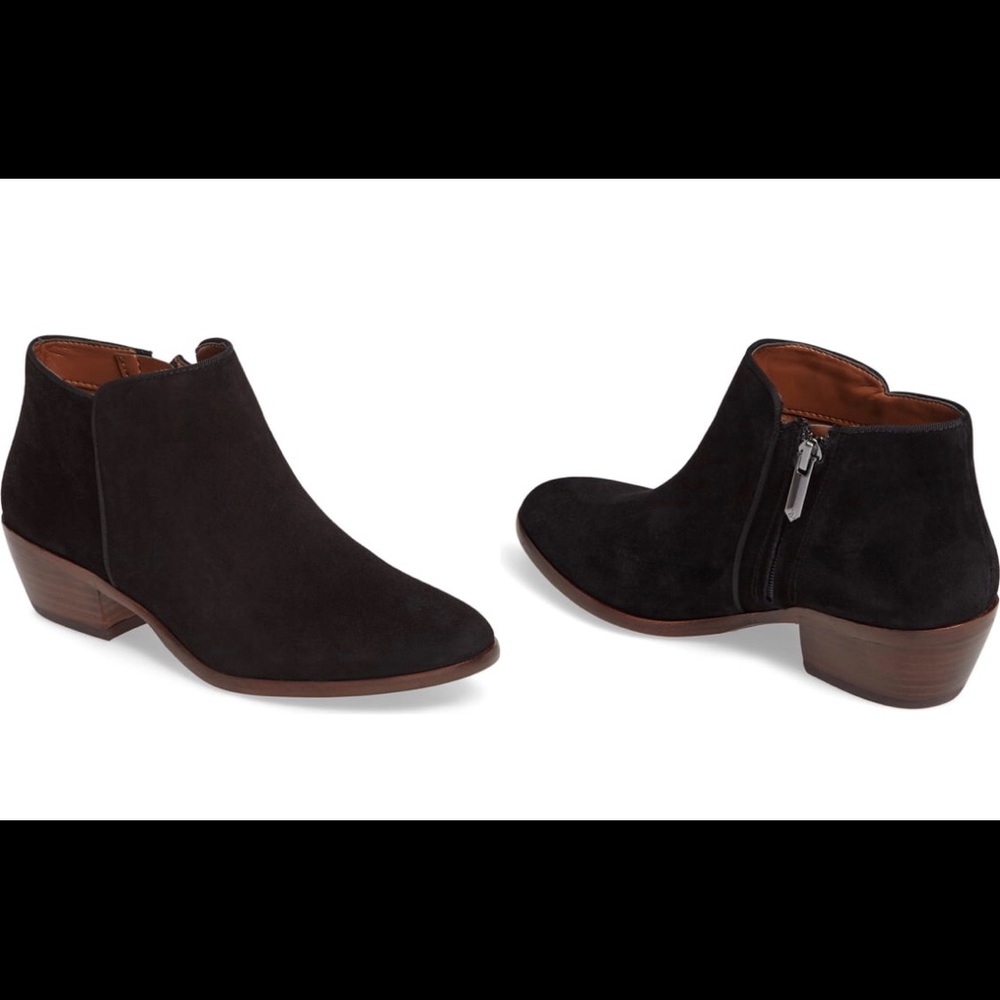 Sam Edelman Petty Boot in Black Suede